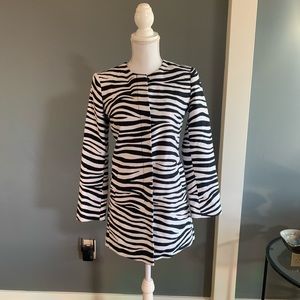 Talbots Zebra Jacket~Size 4P